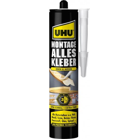 UHU MONTAGE cartouche colle 425g (Par 12)