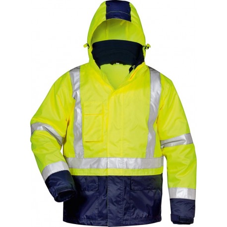 Veste haute visibilité Alf Taille M jaune/ marine
