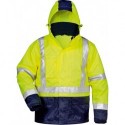 Veste haute visibilité Alf Taille M jaune/ marine