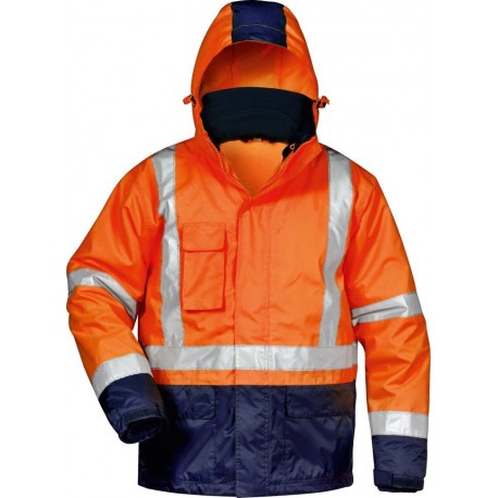Veste haute visibilité Udo Taille L orange/ marine