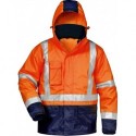 Veste haute visibilité Udo Taille S orange/ marine