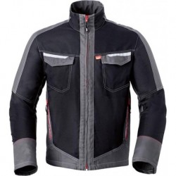 Veste longue Attitude Taille S noir/gris charbon
