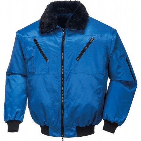 Veste pilote Achim bleu grain Taille 3XL