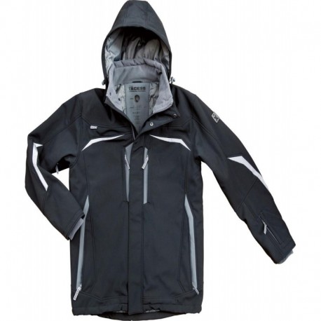 Veste Soft-Shell Hiver Taille S Allrounder noir/gris