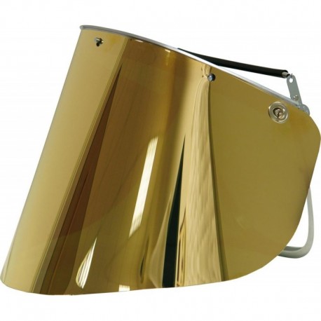 Visière vert PC 500x250x1mmgoldbedampft