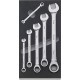 Module d'outillage Clé à vis, Type : Avec cliquet annulaire, droit, Dimensions 1/3
