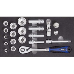 Module d'outillage Outil d'actionnement, Type : 1/2'', Dimensions 1/3