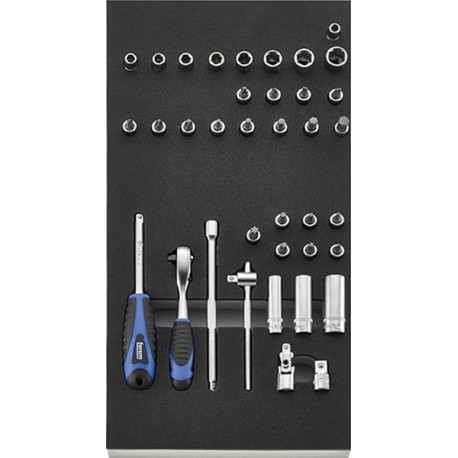 Module d'outillage Outil d'actionnement, Type : 1/4'', Dimensions 1/3