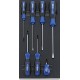 Module d'outillage Tournevis, Type : Fente/PH, Dimensions 1/3