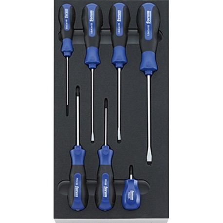 Module d'outillage Tournevis, Type : Fente/PH, Dimensions 1/3