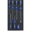 Module d'outillage Tournevis, Type : Fente/PH, Dimensions 1/3