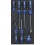 Module d'outillage Tournevis, Type : Fente/PZ, Dimensions 1/3