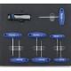 Module d'outillage Tournevis avec clé coudée, Type : TORX®, Dimensions 2/3