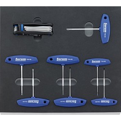 Module d'outillage Tournevis avec clé coudée, Type : TORX®, Dimensions 2/3