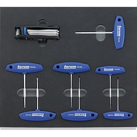 Module d'outillage Tournevis avec clé coudée, Type : TORX®, Dimensions 2/3
