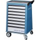Servante d'atelier, type 2500, Dimensions L x l x H : 625 x 400/545 x 960 mm, Force portante statique 300 kg, Poids 60 kg