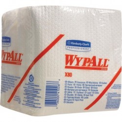Papier WYPALL X80 31,5x33 Blanc - 50 f