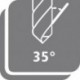 Foret hélicoïdal avec queue cylindrique, en acier à coupe rapide à 5 % de cobalt, type VA, DIN 338, surface sans revêtement, Ø h8 : 11,80 mm