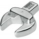 Clé plate emboîtable, Cote s/plats : 8 mm, Tige 9 x 12 mm, Larg. : 22 mm, Hauteur : 5,0 mm