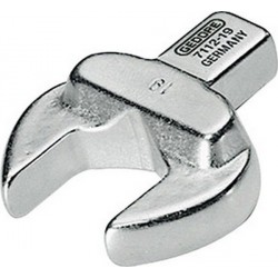 Clé plate emboîtable, Cote s/plats : 8 mm, Tige 9 x 12 mm, Larg. : 22 mm, Hauteur : 5,0 mm