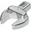 Clé plate emboîtable, Cote s/plats : 17 mm, Tige 14 x 18 mm, Larg. : 38 mm, Hauteur : 9,0 mm