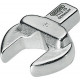 Clé plate emboîtable, Cote s/plats : 24 mm, Tige 14 x 18 mm, Larg. : 53 mm, Hauteur : 12,0 mm