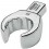Clé polygonale emboîtable ouverte, Cote s/plats : 17 mm, Tige 9 x 12 mm, Larg. : 31,5 mm, Hauteur : 12,0 mm