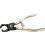 Pince pour colliers pour brides du compensateur avec trois extrémités posées directement, Long. : 177 mm, Larg. : de serrage 8-18 mm