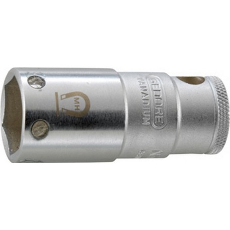 Douille pour bougie d'allumage 1/2'', Cote s/plats : 20,8 mm