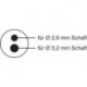 Jeu d'ébavureurs à manche Softgrip SG 2000/SG 2001, 23 pièces