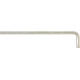 Clé coudée à 6 pans, modèle long, nickelé, Cote s/plats : 2 mm, Long. des branches 101 x 18 mm