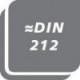 Alésoir mécanique CN à queue cylindrique, HSSE, Ø nominal : 5,80 mm, Long. totale 93 mm, Lames de 26 mm, queue Ø 6 mm