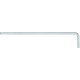 Jeu de clés coudées à 6 pans, à tête sphérique, avec porte-vis, Cote s/plats : 12* mm, Long. des branches 247 x 45 mm
