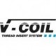 Filet rapporté standard  pour filets de bougiesd'allumage M14x1,25-8,4V-Coil (Par 50)