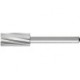Fraise sur tige de 6 mm, en acier à coupe rapide, forme cylindrique A, avec denture frontale, denture 1, Forme : A 1225 ST, Ø de la tête 12 mm