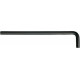 Clé coudée à 6 pans, modèle long, traité au phosphate de manganèse, Cote s/plats : 1,5 mm, Long. des branches 91 x 15 mm
