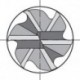 Fraise cylindrique longue, type NH, en carbure monobloc SL et carbure monobloc UF, DIN 6527, Fire, Ø d1 - h10 : 20,0 mm, Long. totale l1 104 mm