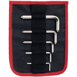 Jeu de clés coudées à 6 pans avec tenon, 5 pièces, Contenu : 3 4 5 6 8 mm