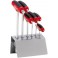 Jeu de tournevis à 6 pans à poignée en T et prise de force latérale, 6 pièces, Contenu : 3 x 100 4 5 6 x 150 8 10 x 200 mm