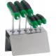 Jeu de tournevis TORX® avec poignée en T et prise de force latérale, 6 pièces, Contenu : T 10 T 15 T 20 x 100 T 25 T 30 T 40 x 150