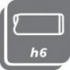 Barreau rond en carbure monobloc, Ø - h6 : 5,0 mm, Long. totale 75 mm, Long. coupe 7,5 mm