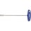 Clé à douille 6 pans avec poignée en T, Cote s/plats : 10 mm, Long. de la lame 230 mm, Long. totale 262 mm