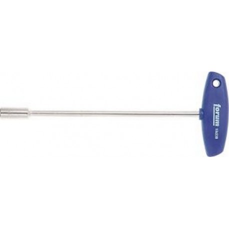 Clé à douille 6 pans avec poignée en T, Cote s/plats : 11 mm, Long. de la lame 230 mm, Long. totale 262 mm