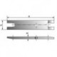 Fourche d'éjection ADG pour mandrin de perceuse, Taille : 2, Pour mandrin conique B10 et B12, Long. 170 mm, Larg. : 30 mm, Epaisseur : 10 mm