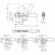 Dispositif de serrage horizontal à embase verticale, Taille : 4, Force de rétention F1 2,0 kN, Force de rétention F2 3,0 kN