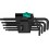 Jeu de clés coudées à tête sphérique, TORX®, 9 pièces, Contenu : T 8 T 9 T 10 T 15 T 20 T 25 T 27 T 30 T 40
