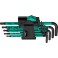 Jeu de clés coudées TORX® BO, 9 pièces, Contenu : T 8 T 9 T 10 T 15 T 20 T 25 T 27 T 30 T 40