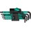 Jeu de clés coudées TORX® BO, 9 pièces, Contenu : T 8 T 9 T 10 T 15 T 20 T 25 T 27 T 30 T 40