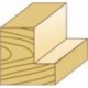 Fraise à feuillurer, outil à bois, Ø : 28,5 mm, Long. utile 12,7 mm, Long. totale 54 mm