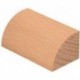Fraise à arrondir, outil à bois, Ø : 18,7 mm, Rayon 3,0 mm, Long. utile 9,5 mm, Long. totale : 53,0 mm